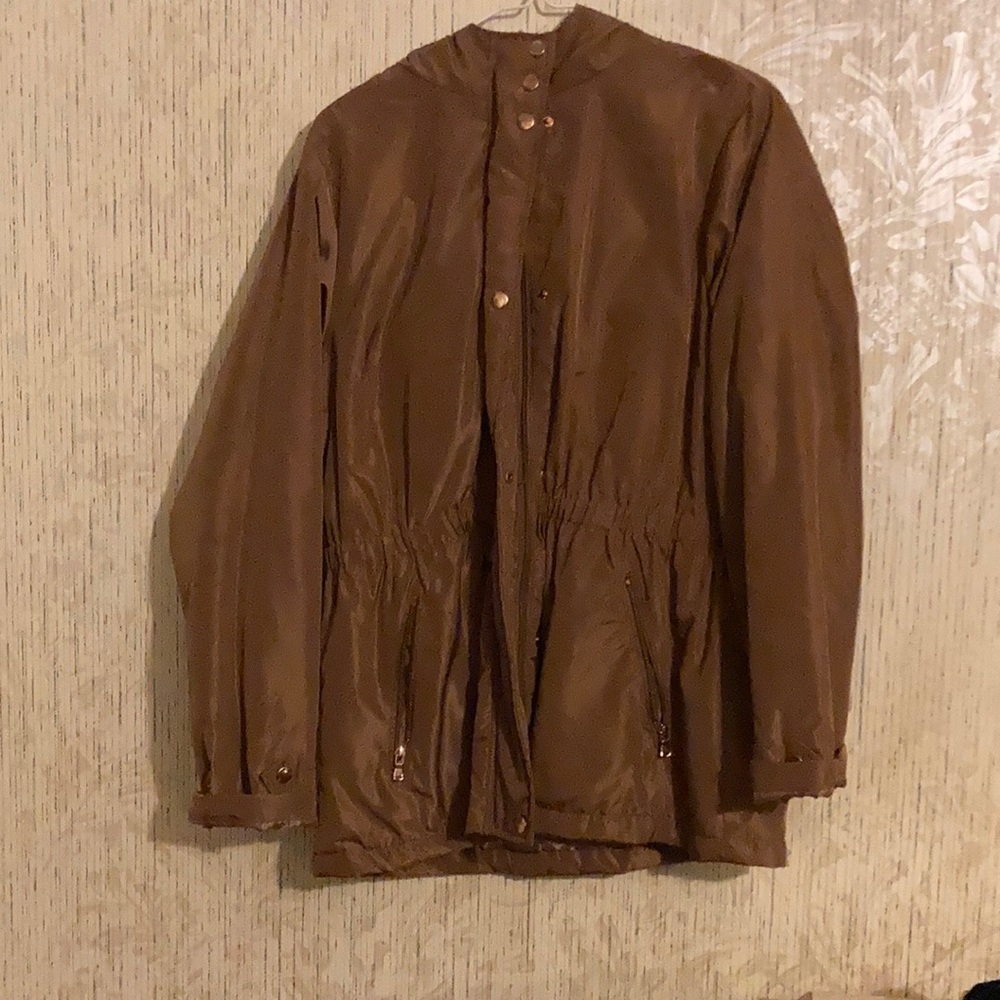 Jacket size large women, brown